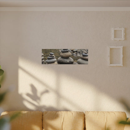 Bamboo Grove Winter Canvas Art | Zen Serene Design