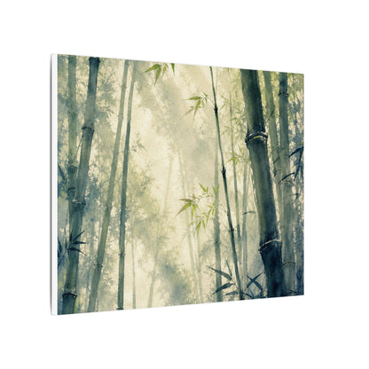 Bamboo Grove Spring Canvas Art | Zen Serene Design