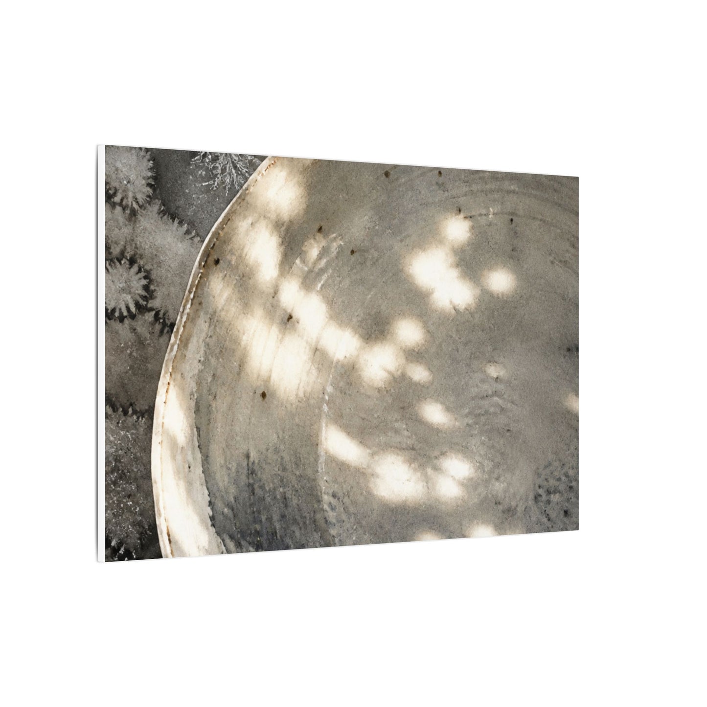 Ceramic Bowl Watercolor Canvas Art | Warm Japandi Art