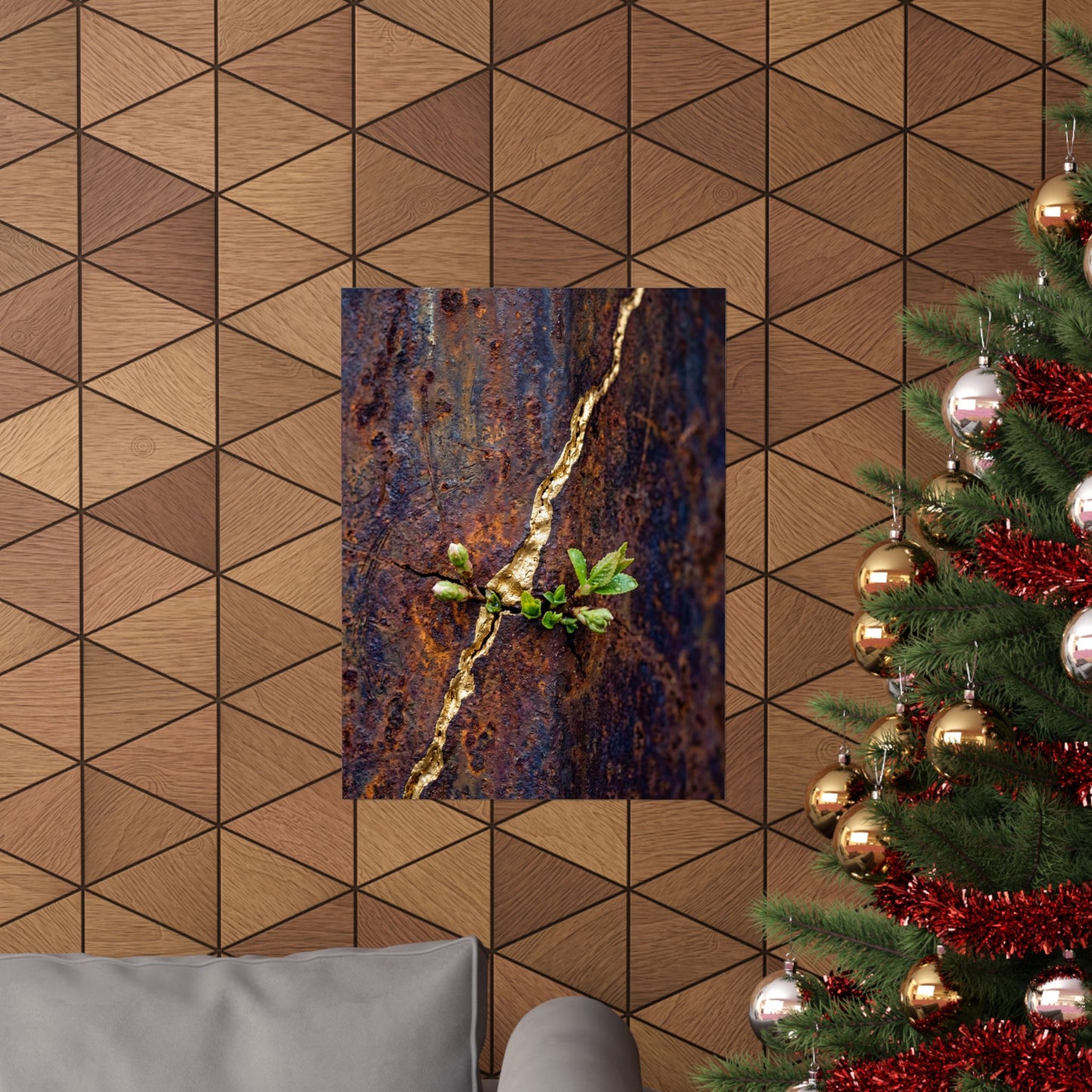 Overcast Rust Patina Wall Art Print - Kintsugi Datsuzoku