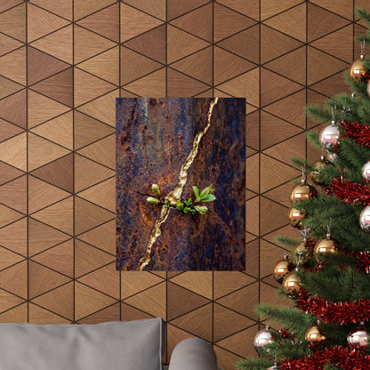 Overcast Rust Patina Wall Art Print - Kintsugi Datsuzoku