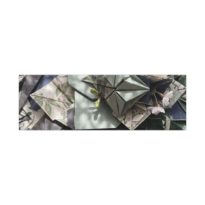 Shibui Paper Fold Canvas Art - Japandi Japanese Pattern