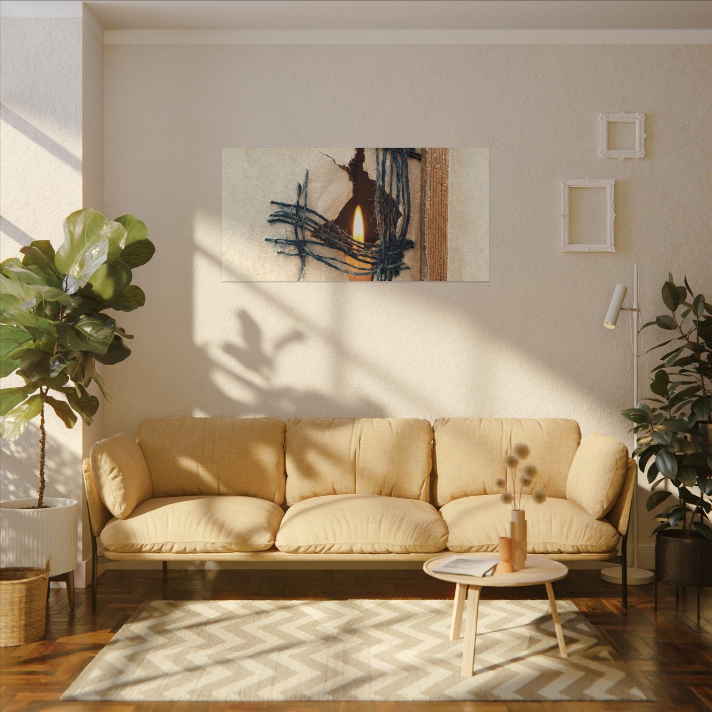 Winter Shoji Screen Broken Beauty Canvas Art | Resilient Decor