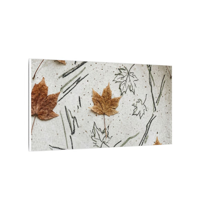 Ceramic Bowl Autumn Canvas Art | Japandi Elegant Design