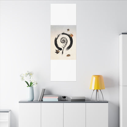 Fern Unfurling Autumn Canvas Art | Zen Peaceful Design