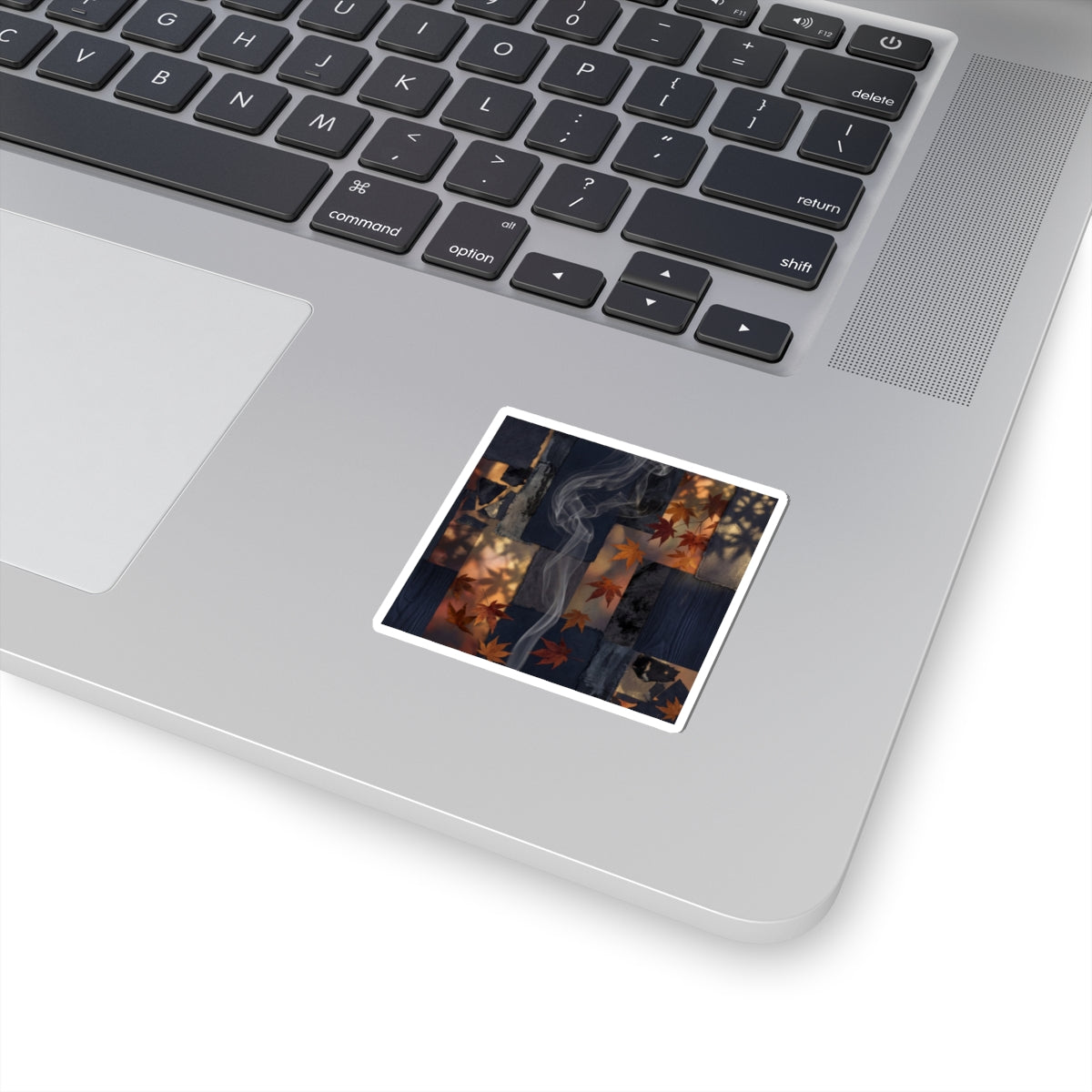 Dappled Incense Smoke Sticker - Dark Japandi Seijaku