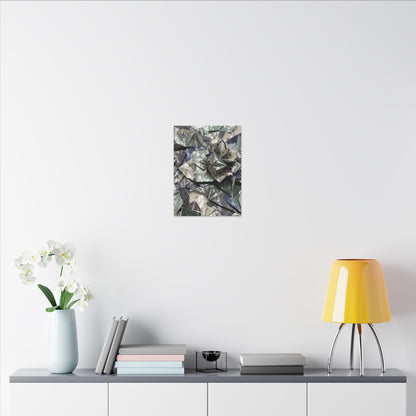 Shibui Paper Fold Canvas Art - Japandi Japanese Pattern