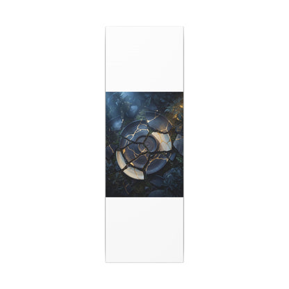 Resilient Broken Pottery Canvas Art - Gold Vein Kintsugi