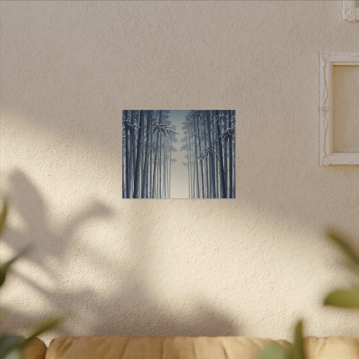 Bamboo Grove Canvas Art | Winter Zen Ukiyo E Inspired Art