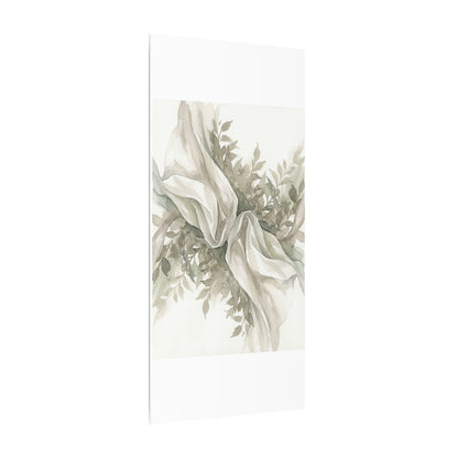 Summer Silk Drape Watercolor Canvas Art | Cozy Decor