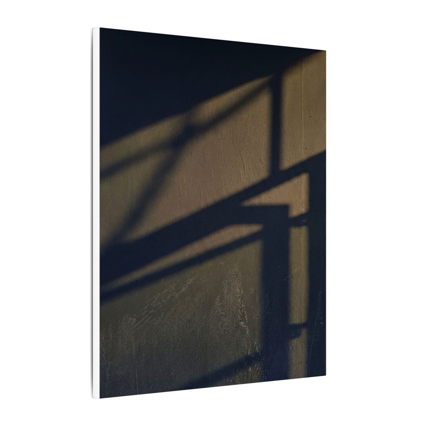 Sophisticated Shadow Play Canvas Art - Moody Minimal Dark Japandi