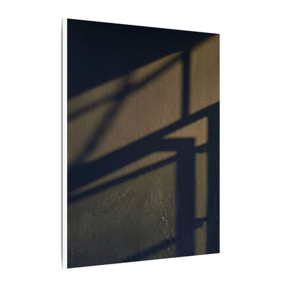 Sophisticated Shadow Play Canvas Art - Moody Minimal Dark Japandi