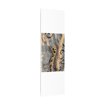 Fern Unfurling Canvas Art | Winter Japandi Japanese Pattern Art