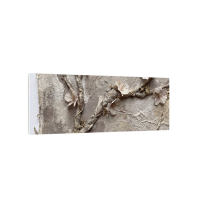 Summer Cherry Blossom Texture Canvas Art | Earthy Decor