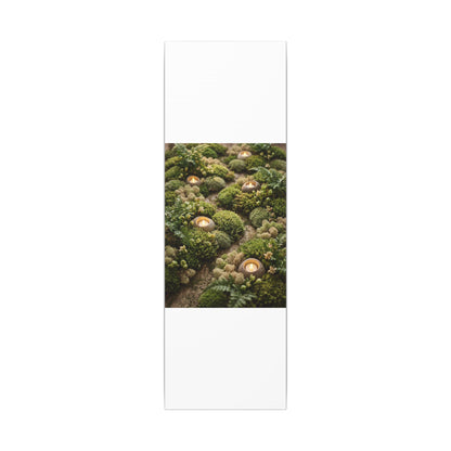 Moss Close Up Japanese Pattern Canvas Art | Neutral Japandi Art