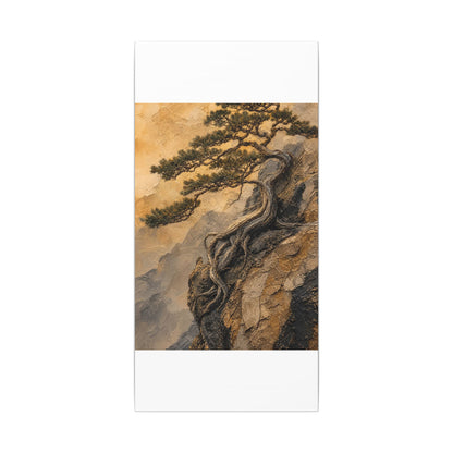 Summer Pine Tree Texture Canvas Art | Cozy Decor