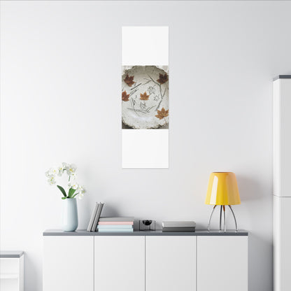 Ceramic Bowl Autumn Canvas Art | Japandi Elegant Design