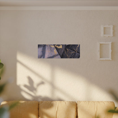 Seijaku Paper Fold Canvas Art - Kintsugi Gold Vein