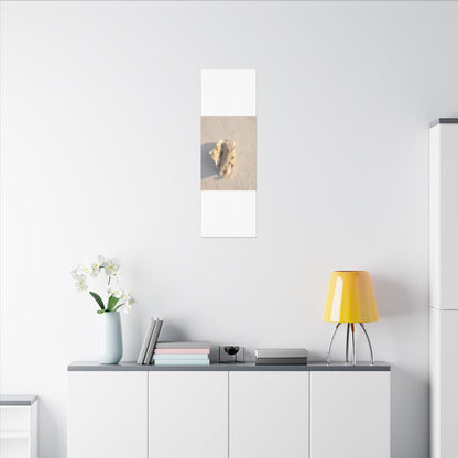 Paper Fold Canvas Art | Winter Japandi Texture Art