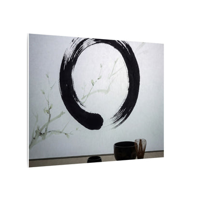 Tea Ceremony Enso Canvas Art | Peaceful Zen Art