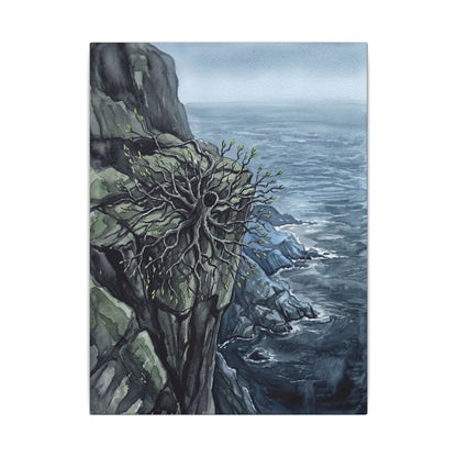 Pine Tree Spring Canvas Art | Japandi Neutral Design