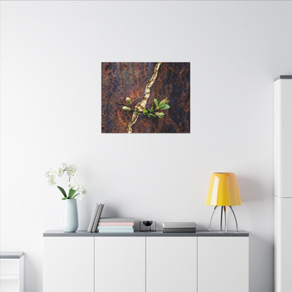 Overcast Rust Patina Canvas Art - Kintsugi Datsuzoku