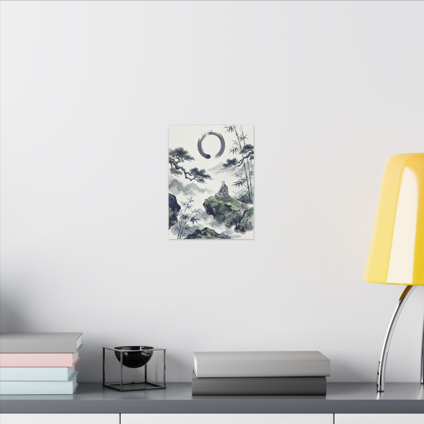 Zen Sumi-e Canvas Art