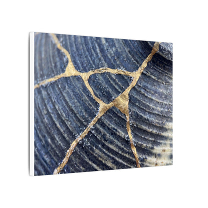 Shibui Water Ripple Canvas Art - Kintsugi Gold Repair