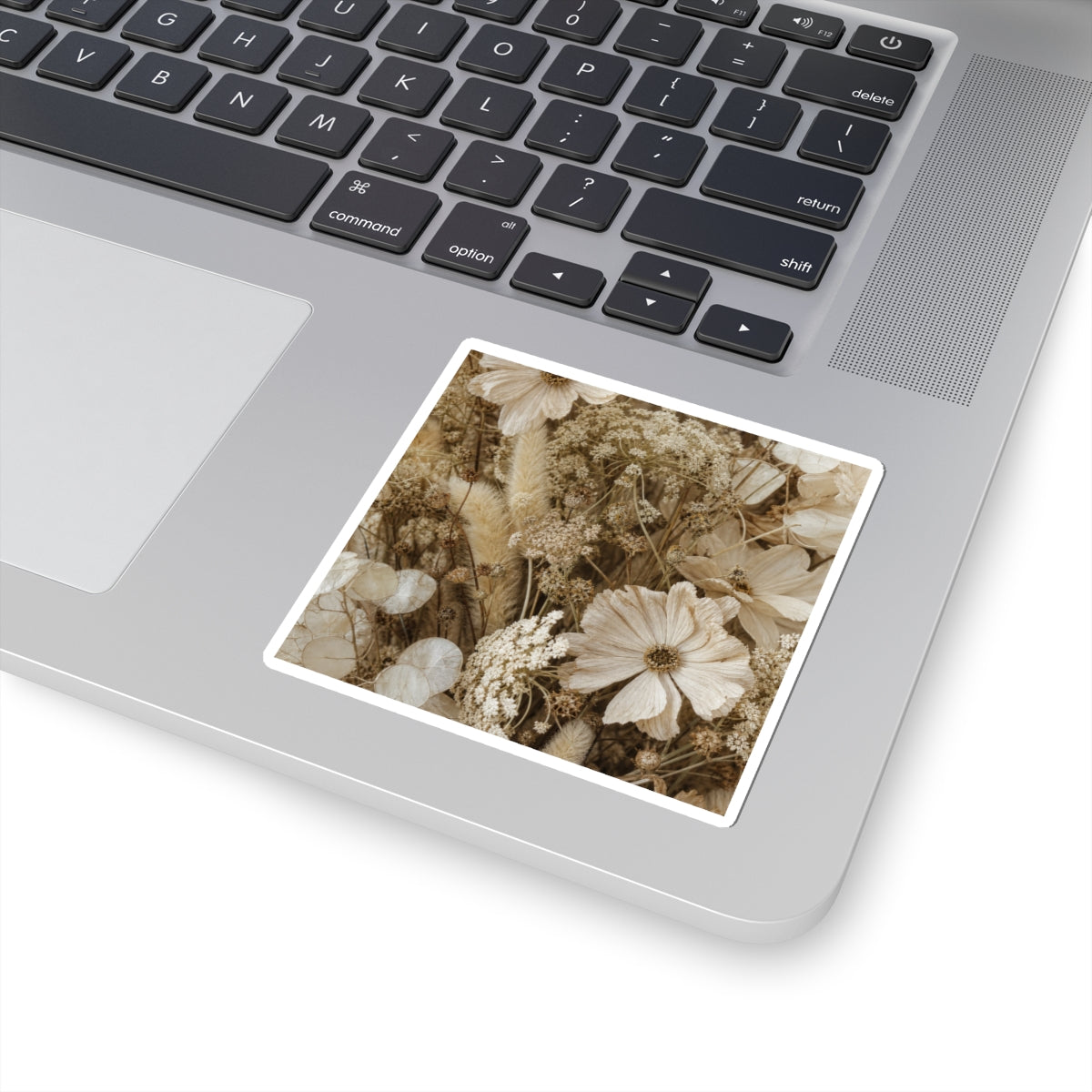 Summer Dried Flowers Minimal Line Sticker | Neutral Decor