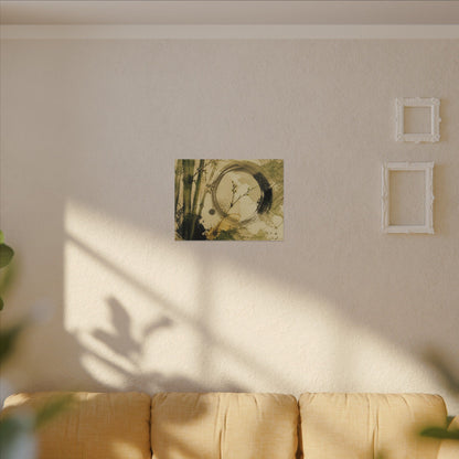 Ink Brushstroke Sumi E Canvas Art | Calm Zen Art