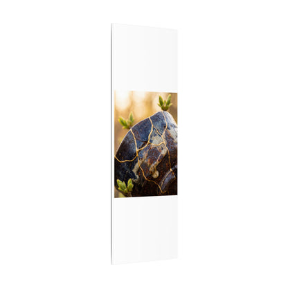 Fukinsei Rust Patina Canvas Art - Kintsugi Gold Repair