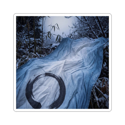 Tranquil Silk Drape Sticker - Enso Zen