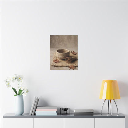 Ma Tea Ceremony Canvas Art - Japandi Texture