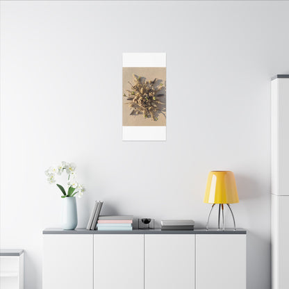 Dried Flowers Spring Canvas Art | Japandi Earthy Design