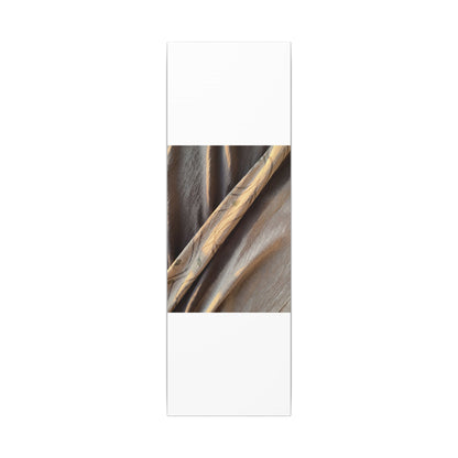 Warm Silk Drape Canvas Art - Japanese Pattern Japandi