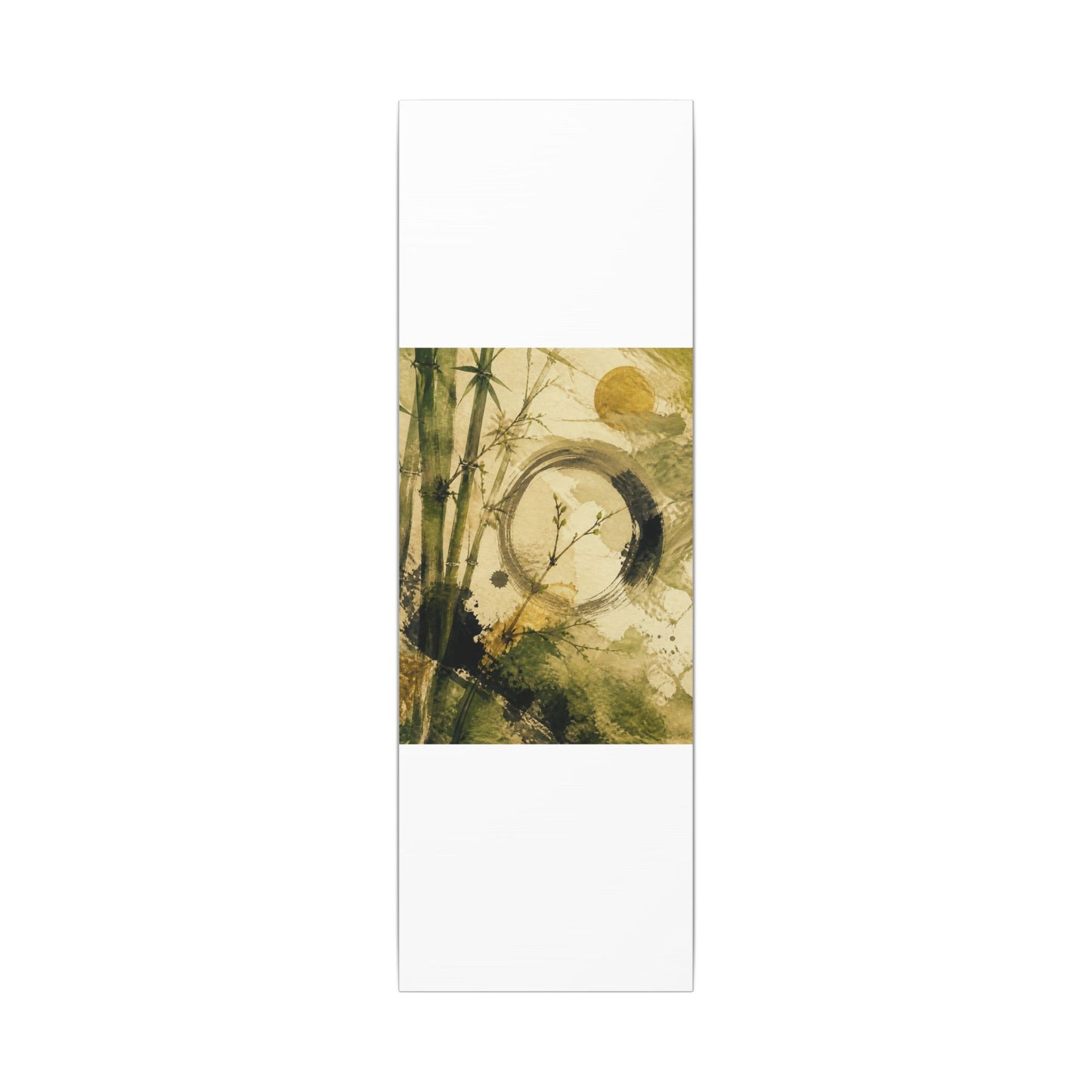 Ink Brushstroke Sumi E Canvas Art | Calm Zen Art