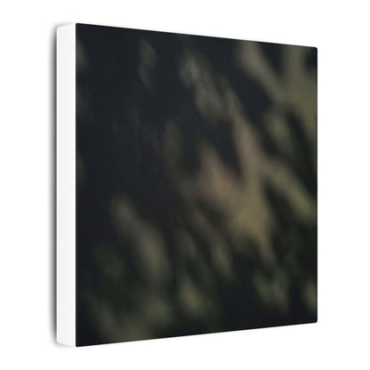 Dappled Shadow Play Canvas Art - Dark Japandi Ma