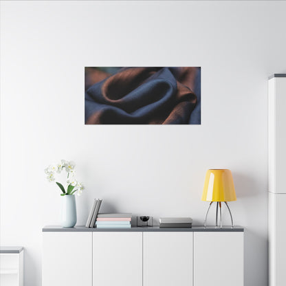 Summer Silk Drape Shadow Zen Canvas Art | Sophisticated Decor