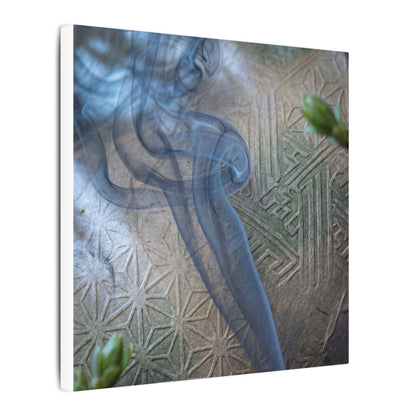 Spring Incense Smoke Japanese Pattern Canvas Art | Neutral Decor