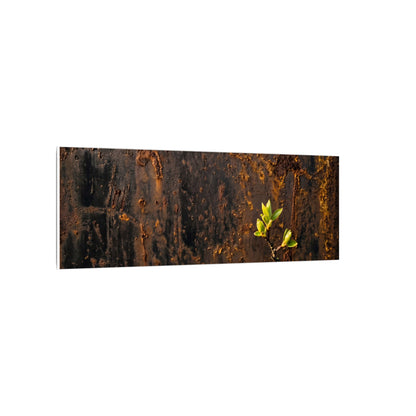 Golden Hour Rust Patina Canvas Art - Dark Japandi Fukinsei