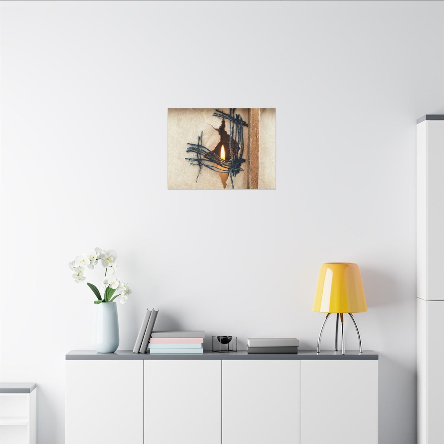 Winter Shoji Screen Broken Beauty Canvas Art | Resilient Decor