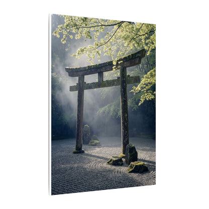 Torii Gate Canvas Art | Spring Zen Karesansui Art