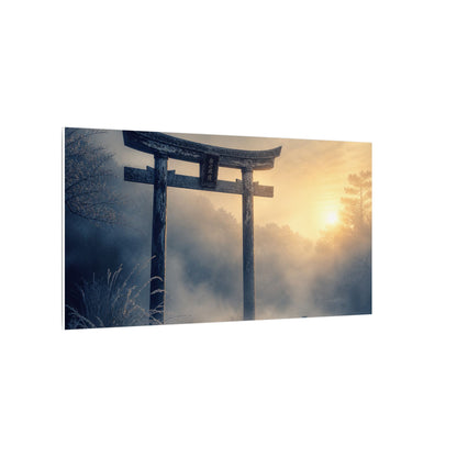 Zen Torii Gate in Golden Hour | Karesansui Canvas Art
