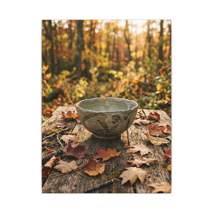 Spring Rock Garden Moody Minimal Canvas Art | Luxurious Decor
