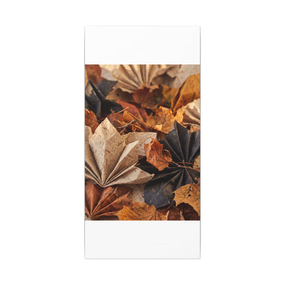 Paper Fold Texture Canvas Art | Elegant Japandi Art