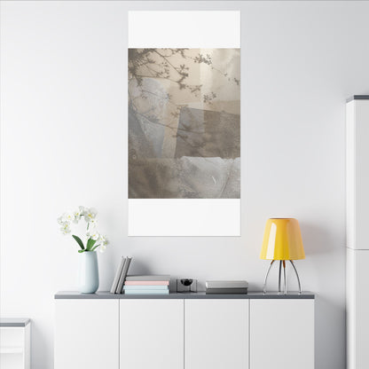 Neutral Shadow Play Canvas Art - Texture Japandi