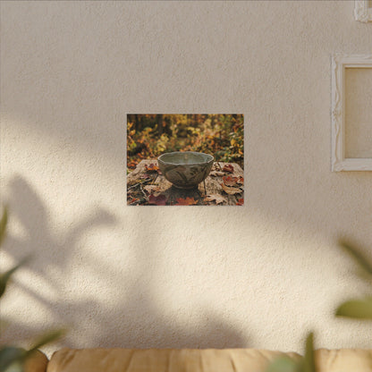 Spring Rock Garden Moody Minimal Canvas Art | Luxurious Decor