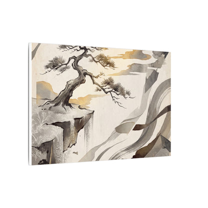 Golden Hour Pine Tree Canvas Art - Japandi Seijaku
