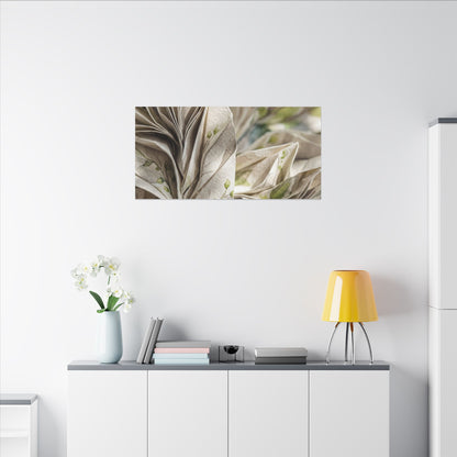 Fukinsei Paper Fold Canvas Art - Japandi Watercolor