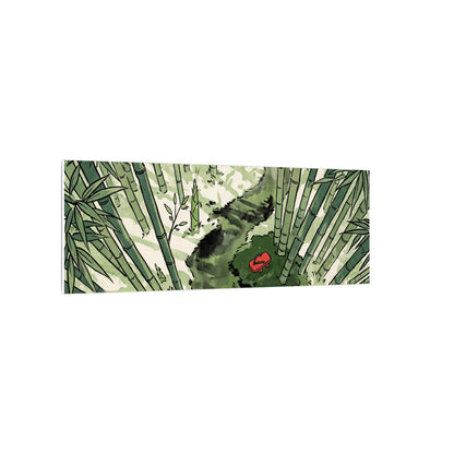 Peaceful Bamboo Grove Canvas Art - Ukiyo E Inspired Zen